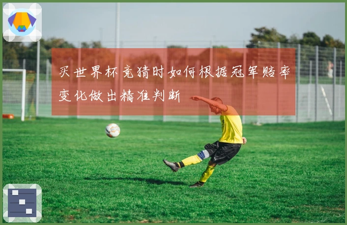 买世界杯竞猜时如何根据冠军赔率变化做出精准判断
