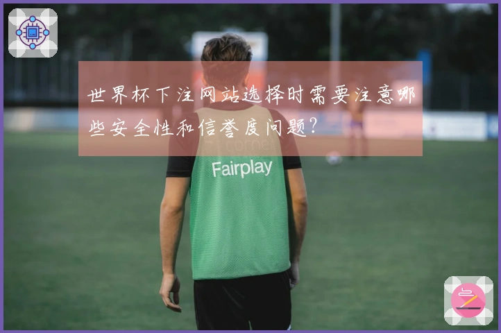 世界杯下注网站选择时需要注意哪些安全性和信誉度问题？